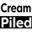 CreamPiledFavicon Icon